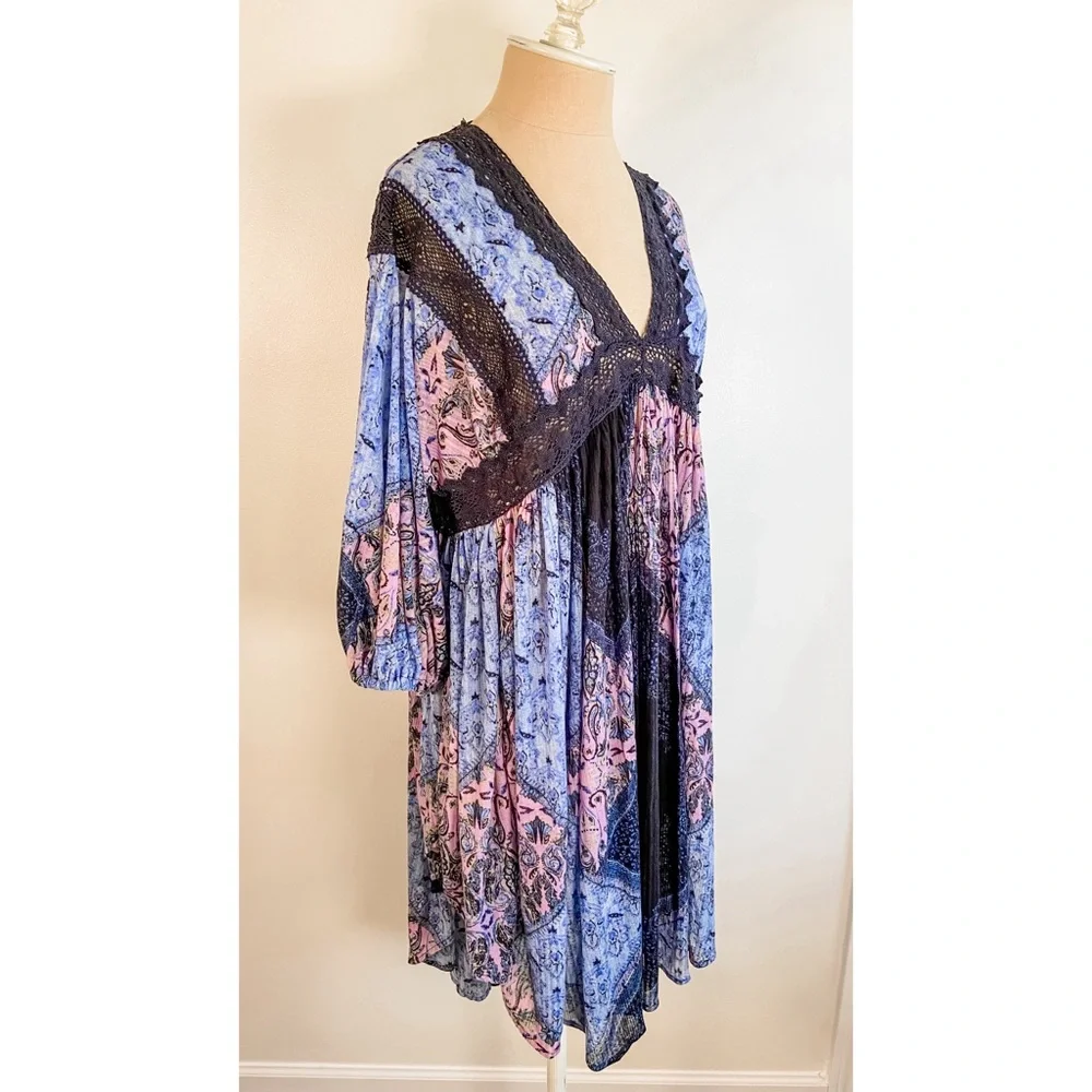 Free People Moon Child Lakeside Boho Tunic Dress - Picture 6 of 16